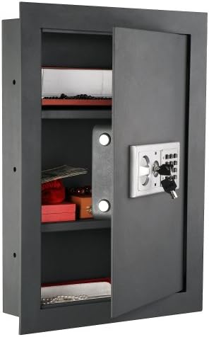 Paragon Safes In Wall Safe with Electronic Keypad, Gray - Image 2