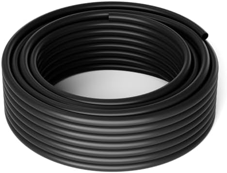 1/2 Inch Blank Drip Irrigation Tubing, 60FT Distribution Hose for Garden, Greenhouse & Raised Beds, Flexible UV-Resistant Watering Line for Drip Irrigation Systems by HEKIWAY