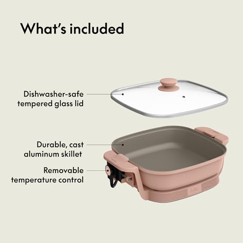 bella Fits-Anywhere™ SAUTE Make & Take Skillet, Non-Toxic Ceramic, Blossom - Image 6