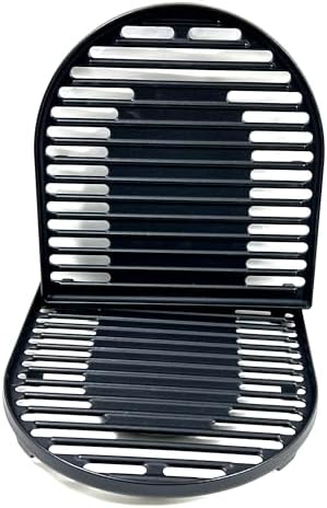 DC126 Cast Iron Grill Cooking Grates for Coleman Roadtrip Swaptop Grills LX LXE LXX, Non-Stick Grids Grates, 2 Pack by DirectStore