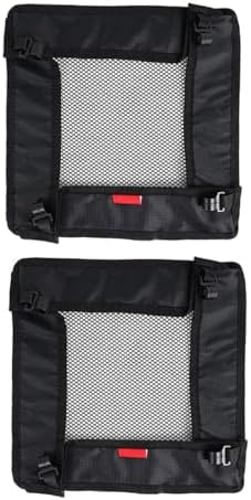 2pcs Outdoor Table Folding Storage Mesh Laundry Bag Hanging Basket for Sundries by JOINPAYA