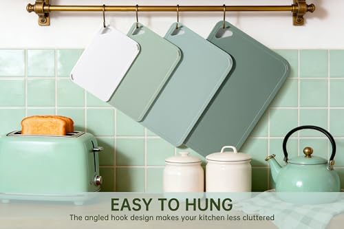 THETCHRY Plastic Cutting Board Set, Extra Large Cutting Board for Kitchen - Image 7