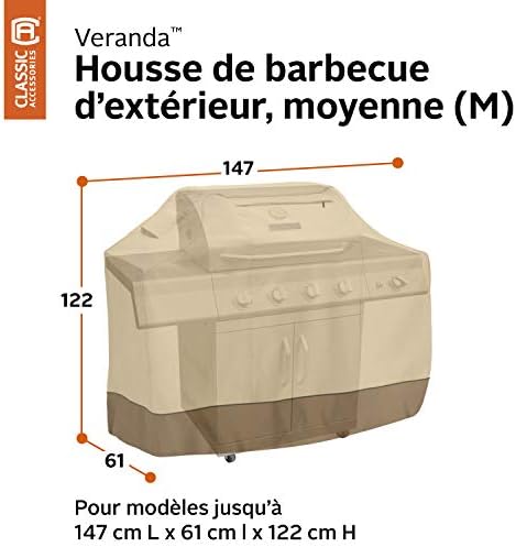 Classic Accessories Veranda Water-Resistant 58" BBQ Grill Cover - Image 2