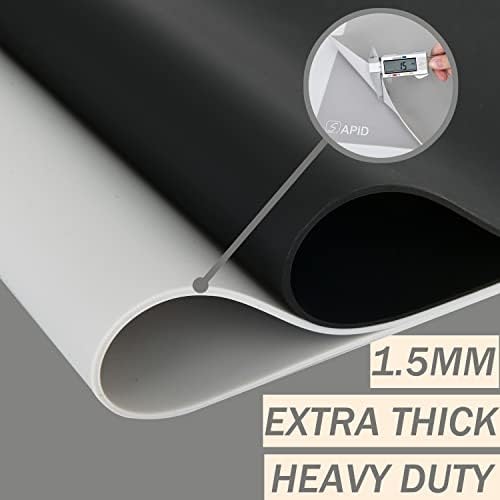 1.5MM Extra Thick Placemats Large Silicone Mat Heat Resistant Table Mat - Image 3