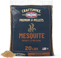 Kingsford Craftsmoke Premium Grilling Wood Pellets, Mesquite BBQ Pellets for Grilling, 100% Natural Hardwood, 20 pounds by Kingsford