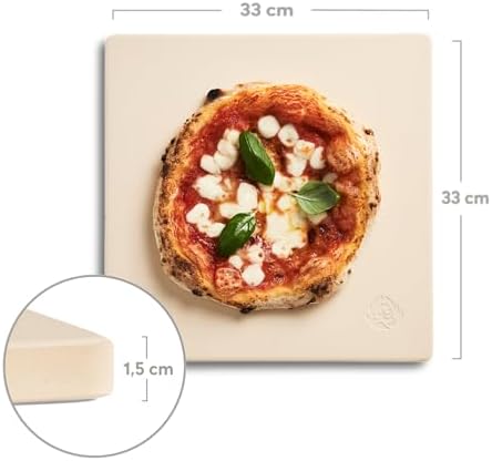 BURNHARD TONY gas pizza oven 450 °C, 5.9 kW portable outdoor oven (58.5 x 47.8 x 25 cm), included: Cordierite pizza stone, suitable for patio, balcony and garden - Image 3