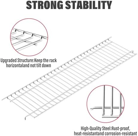 Utheer Warming Rack for Nexgrill 720-0830x, Stainless Steel - Image 4