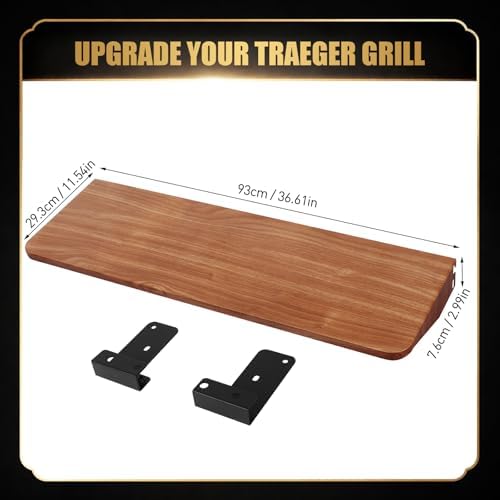 QuliMetal Foldable Front Shelf for Traeger Pro 34 Series - Image 2