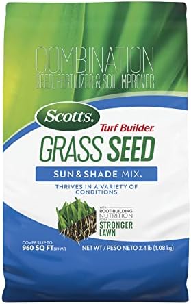 Scotts Turf Builder Grass Seed Sun & Shade Mix, 2.4 lbs. by Unknown