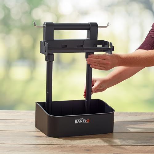 Mr. Bar-B-Q Collapsible BBQ Caddy Organizer for Grill, Portable w/Handle - Image 3