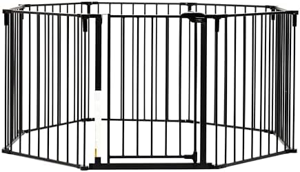 Regalo Safety 24"-192" Metal 2-in-1 Super Wide Baby Gate & Play Yard - Image 6