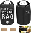 22LB Waterproof Wood Pellet Storage Bag-Dual Handles, Label Pocket(1 Pack) by Unknown