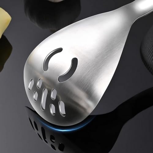 5 in 1 Egg Separator for Raw Eggs, Potato Masher Multifunction Cooking Spoon, Egg Yolk Separator, Grater Plate, Bottle Opener & Slotted Spoon 304 Stainless Steel Thickened (Cooking spoon) - Image 7