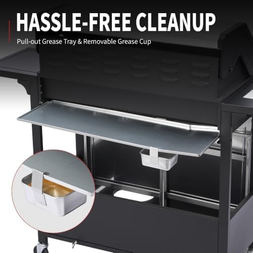 6-Burner Propane Gas Grill with Cast Iron Grates and Griddle - Image 6
