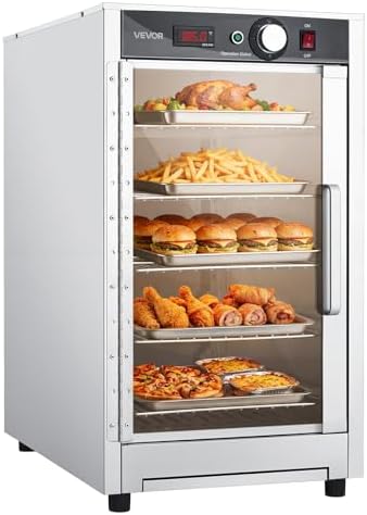 VEVOR Commercial Electric Food Warmer 5 Tier Transparent Single-Door by VEVOR