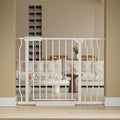 34 to 38.5 Inch Wide Baby Gate for Stairs Doorways by HOOOEN