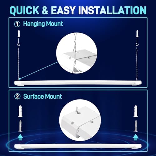 hykolity 4FT LED Shop Light Linkable,4400LM,5000K Daylight - Image 3
