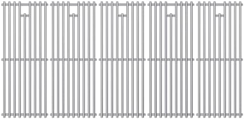 9MM 16517 Grill Grates Replacement for Bull Grill Replacement Parts, BBQ Bull Brahma 5 Burner 57568, 57569, 57568CE, 19” Lion Premium 40” 4 Burner L90000, 90000, 65073 Stainless Steel Grids by Cozilar