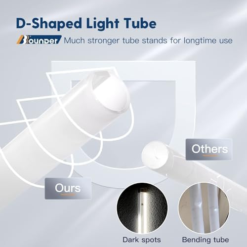 BBOUNDER 10 Pack 4FT LED Shop Light, 6500K, 40W=250W, 4400LM, 4 Linkable - Image 3