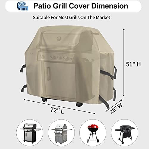 OutdoorLines Waterproof Heavy Duty BBQ Grill Cover - Image 2