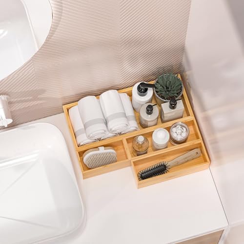 Bamboo Kitchen Drawer Organizer, Deep 2-Pack, 6" x 3" x 2.5" - Image 5