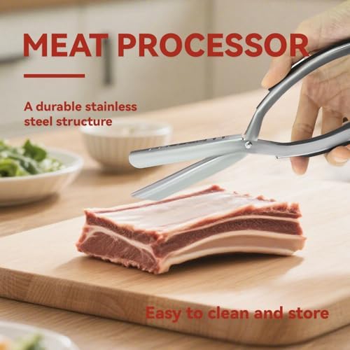 Rib Membrane Remover Stainless Steel Tool Kit, Ergonomic Handle for Easy Prep, Dishwasher Safe BBQ Accessory for Grilling and Cooking (1 Pack) - Image 2