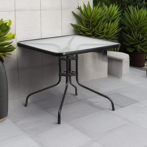 Flash Furniture 31.5 in Metal Square Table - Image 5