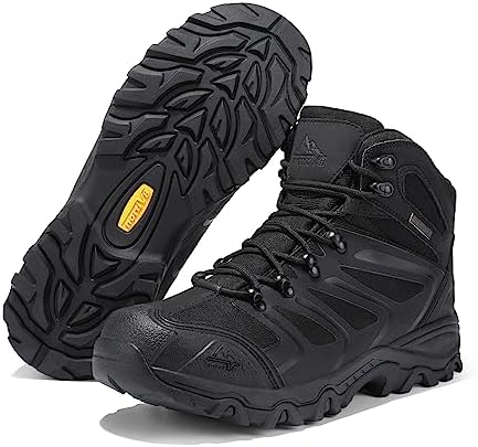 NORTIV 8 Men's Ankle High Waterproof Hiking Boots - Image 4