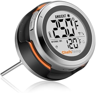 ProTemp S1 Patented Smart Grill Gauge Thermometer Hub Wi-Fi and Bluetooth by ChefsTemp