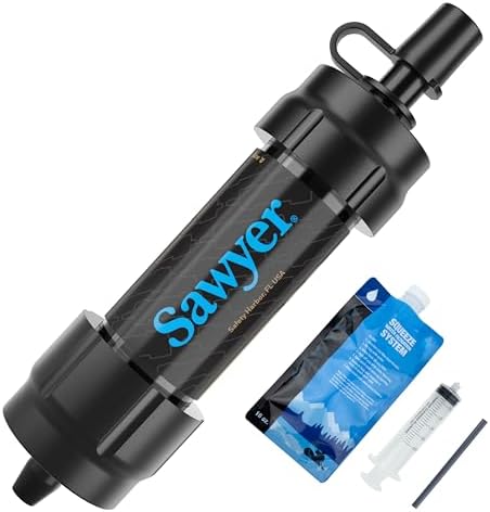 Sawyer Products SP105 MINI Water Filtration System, Single, Black by SawyerProducts
