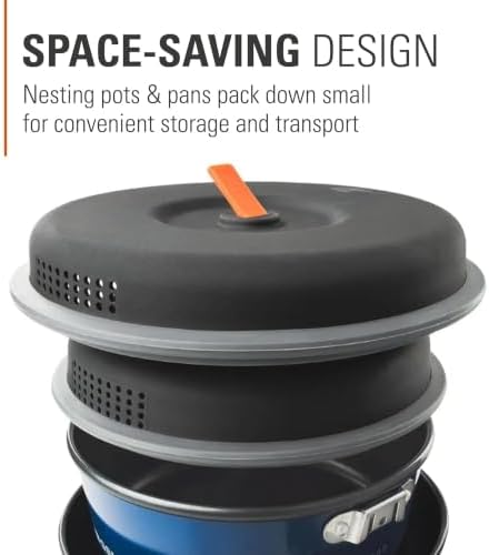 GSI Outdoors Bugaboo Ceramic Base Camper Cookset, Ceramic, Small to Large - Image 3