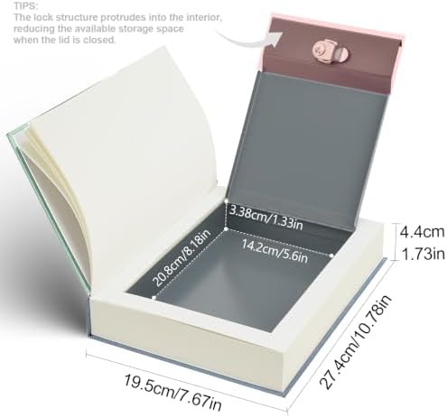 Decorative Book Safe with Key Lock - Image 4