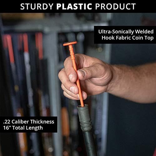 Gun Storage Solutions Rifle Rods Starter Kit with Shelf Liner Gun Organizer System Store More Guns Easy Access for Safety with Nylon Woven Loop Fabric - Image 3