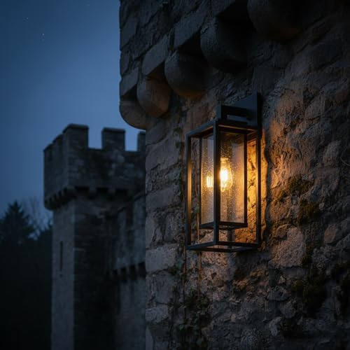 21" Double Cage Outdoor Wall Light, 2Pack Exterior Lantern Sconce - Image 4