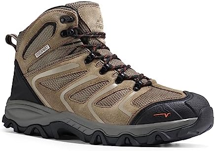 NORTIV 8 Men's Ankle High Waterproof Hiking Boots - Image 4