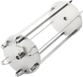 TURBRO Universal Grill Rotisserie Skewer Set, 304 Stainless Steel, Fits 1/2” or 3/8" Hexagon, 3/8" or 5/16" Square Spit Rods, Compatible with Most Grills, Perfect for Outdoor BBQ and Gatherings by TURBRO