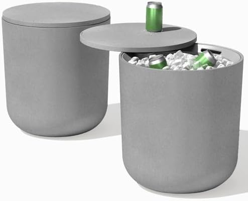 Veradek Kona Cooler Side Table - Outdoor Cooler Table and Ice Chest by VeradekOutdoor