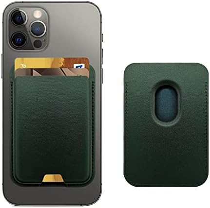 iLodn Magnetic Wallet Compatible with MagSafe for iPhone 17 16 15 14 13 12 Pro Max Air Plus Model, Mag 3 Safe Card Holder Stick on Accessories for Cell Phone & Case, Forest by iLodn
