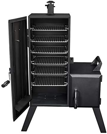 Dyna-Glo DGO1176BDC-D Vertical Offset Charcoal Smoker - Image 2