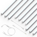 Ensenior 4FT LED Shop Lights, T5 6500K Super Bright Garage Lighting, 10Pack by Ensenior