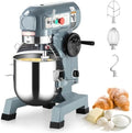 Commercial Food Mixer 20QT, Commercial Mixer with 3 Adjustable Speeds, Dough Mixer Timing Function, Commercial Stand Mixer with Stainless Steel Bowl for Schools Bakeries Pizzerias by Unknown
