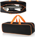Grill Utensil Storage Bag for Outdoor Grilling, 24 x 8 x 8 in, Black by Unknown