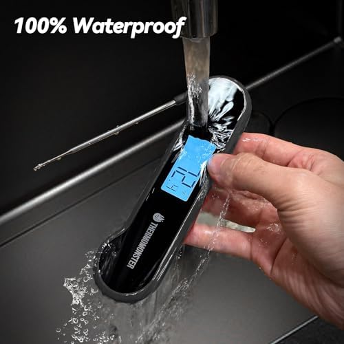 0.5 Sec Instant Read Meat Thermometer Digital for Cooking, Black - Image 5