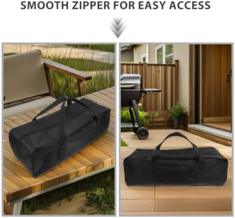Bbq Tool Storage Bag, Oxford Cloth Organizer with Zipper and Handles - Image 3