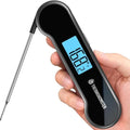 0.5 Sec Instant Read Meat Thermometer Digital for Cooking, Black by ThermoMonster