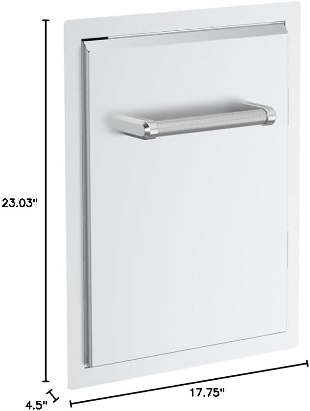 Spire Outdoor Kitchen Access Door, Textured Handle, 17.75"W x 23.03"H - Image 2