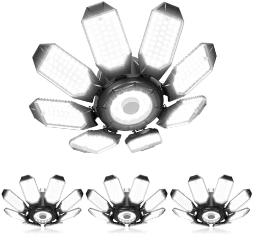 Adiding Garage Lights w/ 8 Deformable Panels, 56000LM 6500K Ultra Brighter by Adiding