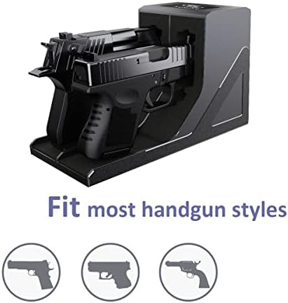 SUMING Universal Pistol Rack, Handgun Rack Pistol Holder for Gun Safe, Gun Holder Protective Pistol Stand Gun Storage Fit Most Handguns - Image 2
