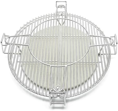 Cooking Grates with Ceramic Heat Deflectors System for Kamado Joe Classic by Tmozyar%C2%AE
