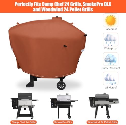 QuliMetal Pellet Grill Cover for Camp Chef DLX 24,Woodwind 24 - Image 2